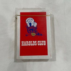 Vintage Harolds Club Hotel Casino Reno Playing Cards NIB SEALED